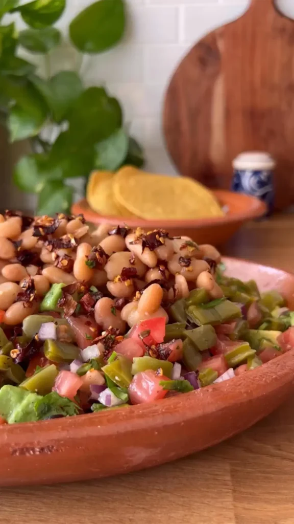 Ensalada de nopal (cactus salad)